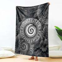 Hawaiian Piko Blanket Cultural Anchor Connect Your Roots Ocean Waves