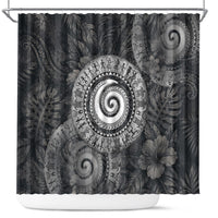 Hawaiian Piko Shower Curtain Cultural Anchor Connect Your Roots Ocean Waves