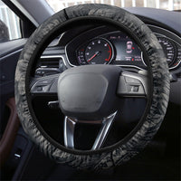 Hawaiian Piko Steering Wheel Cover Cultural Anchor Connect Your Roots Ocean Waves