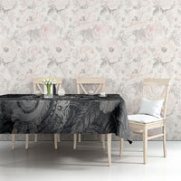 Hawaiian Piko Tablecloth Cultural Anchor Connect Your Roots Ocean Waves