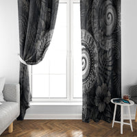 Hawaiian Piko Window Curtain Cultural Anchor Connect Your Roots Ocean Waves