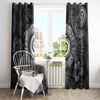 Hawaiian Piko Window Curtain Cultural Anchor Connect Your Roots Ocean Waves