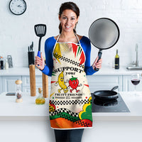 Support Your Fruity Friends Love Wins Gay Pride Apron LGBTQ Retro 30s Cartoon Checkered