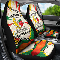 Support Your Fruity Friends Love Wins Gay Pride Car Seat Cover LGBTQ Retro 30s Cartoon Checkered
