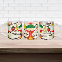 Support Your Fruity Friends Love Wins Gay Pride Ceramic Mug LGBTQ Retro 30s Cartoon Checkered