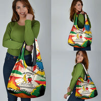 Support Your Fruity Friends Love Wins Gay Pride Grocery Bag LGBTQ Retro 30s Cartoon Checkered