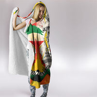 Support Your Fruity Friends Love Wins Gay Pride Hooded Blanket LGBTQ Retro 30s Cartoon Checkered
