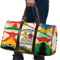 Support Your Fruity Friends Love Wins Gay Pride Travel Bag LGBTQ Retro 30s Cartoon Checkered