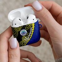 Federated States Of Micronesia FSM AirPods Case Pacific Islander Tribal Swirl Geometric Pattern