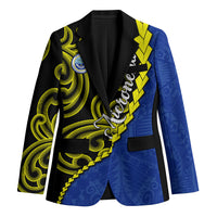 Federated States Of Micronesia FSM Blazer Pacific Islander Tribal Swirl Geometric Pattern