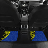 Federated States Of Micronesia FSM Car Mats Pacific Islander Tribal Swirl Geometric Pattern