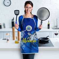 Micronesia Sea Turtle Apron Federated States Of Micronesia Tribal Floral Pattern