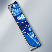 Micronesia Sea Turtle Auto Sun Shade Federated States Of Micronesia Tribal Floral Pattern