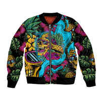 Pineapple Skull Bomber Jacket Sumer Time TS04 - Polynesian Pride