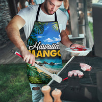Hawaiian Mango Tropical Beach Apron Scenic Island Nature Exotic Fruit Graphic