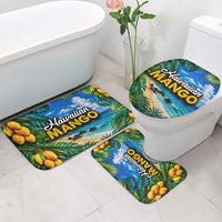 Hawaiian Mango Tropical Beach Bathroom Set Scenic Island Nature Exotic Fruit Graphic