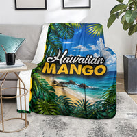 Hawaiian Mango Tropical Beach Blanket Scenic Island Nature Exotic Fruit Graphic