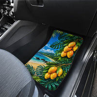 Hawaiian Mango Tropical Beach Car Mats Scenic Island Nature Exotic Fruit Graphic