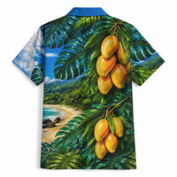 Hawaiian Mango Tropical Beach Hawaiian Shirt Scenic Island Nature Exotic Fruit Graphic