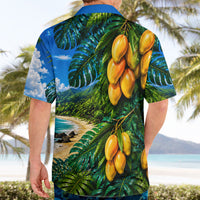 Hawaiian Mango Tropical Beach Hawaiian Shirt Scenic Island Nature Exotic Fruit Graphic