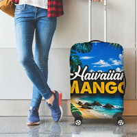 Hawaiian Mango Tropical Beach Luggage Cover Scenic Island Nature Exotic Fruit Graphic