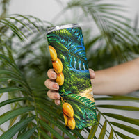Hawaiian Mango Tropical Beach Skinny Tumbler Scenic Island Nature Exotic Fruit Graphic
