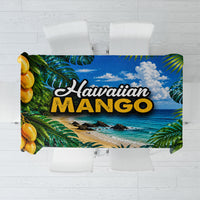 Hawaiian Mango Tropical Beach Tablecloth Scenic Island Nature Exotic Fruit Graphic