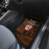 Straight Outta Kadavu Fiji Car Mats Tribal Polynesian Tattoo Coat Of Arms Flag