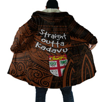 Straight Outta Kadavu Fiji Cloak Tribal Polynesian Tattoo Coat Of Arms Flag