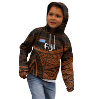 Straight Outta Kadavu Fiji Kid Hoodie Tribal Polynesian Tattoo Coat Of Arms Flag