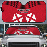 Wallis And Futuna Auto Sun Shade Polynesian Tattoo Flag Map