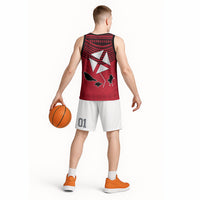 Wallis And Futuna Basketball Jersey Polynesian Tattoo Flag Map
