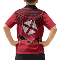 Wallis And Futuna Hawaiian Shirt Polynesian Tattoo Flag Map