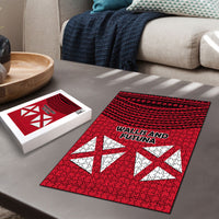 Wallis And Futuna Puzzle Polynesian Tattoo Flag Map