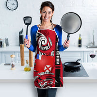 Wallis And Futuna Apron Tribal Polynesian Tattoo Flag Motif