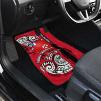 Wallis And Futuna Car Mats Tribal Polynesian Tattoo Flag Motif
