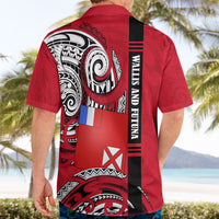 Wallis And Futuna Hawaiian Shirt Tribal Polynesian Tattoo Flag Motif