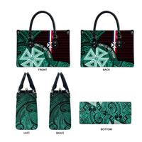 Wallis And Futuna Leather Bag Tribal Polynesian Tattoo Heritage Cross Flag