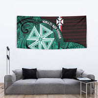 Wallis And Futuna Tapestry Tribal Polynesian Tattoo Heritage Cross Flag