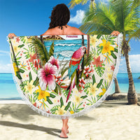 Hawaiian Piko Threads Of Paradise Aloha Beach Blanket Tropical Hibiscus Plumeria