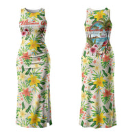 Hawaiian Piko Threads Of Paradise Aloha Family Matching Tank Maxi Dress and Hawaiian Shirt Tropical Hibiscus Plumeria