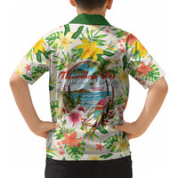 Hawaiian Piko Threads Of Paradise Aloha Kid Hawaiian Shirt Tropical Hibiscus Plumeria TS04 - Polynesian Pride