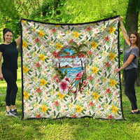 Hawaiian Piko Threads Of Paradise Aloha Quilt Tropical Hibiscus Plumeria