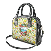 Hawaiian Piko Threads Of Paradise Aloha Shoulder Handbag Tropical Hibiscus Plumeria