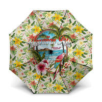 Hawaiian Piko Threads Of Paradise Aloha Umbrella Tropical Hibiscus Plumeria