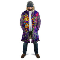 Waimanalo Hawaii Sun Rabbit Cloak Psychedelic Trippy Neon Swirl Graphic
