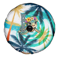 Hawaii Waimanalo Sea Turtle Spare Tire Cover Cute Tropical Beach Aloha Spirit Cartoon