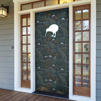New Zealand is Calling and I Must Go Door Cover Kiwi Bird Silhouette