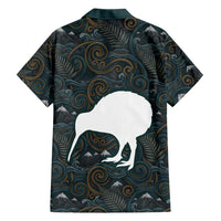 New Zealand is Calling and I Must Go Family Matching Puletasi and Hawaiian Shirt Kiwi Bird Silhouette TS04 - Polynesian Pride