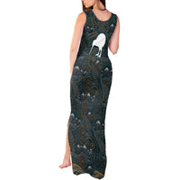 New Zealand is Calling and I Must Go Tank Maxi Dress Kiwi Bird Silhouette TS04 - Polynesian Pride